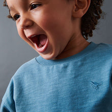 Load image into Gallery viewer, Blue Long Sleeve T-Shirt and Leggings Set (3mths-6yrs)