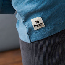 Load image into Gallery viewer, Blue Long Sleeve T-Shirt and Leggings Set (3mths-6yrs)