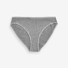 Load image into Gallery viewer, Plum Purple/Grey/Navy Blue Cotton Rich Knickers 4 Pack