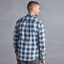 Load image into Gallery viewer, Grey/White Signature Brushed Flannel Check Shirt