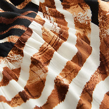 Load image into Gallery viewer, Animal Mini Tiered Cami Summer Dress