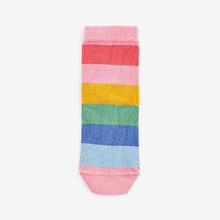 Load image into Gallery viewer, Pink 7 Pack Unicorn Cotton Rich Ankle Socks (Girls)