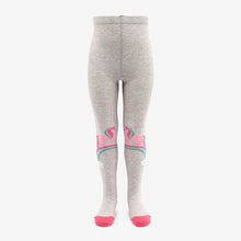 Load image into Gallery viewer, Blue, Pink and Grey 3 Pack Cotton Rich Unicorn Tights (1.5yrs-10yrs)