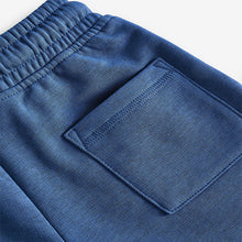 Load image into Gallery viewer, Blue Mid Regular Fit Basic Shorts