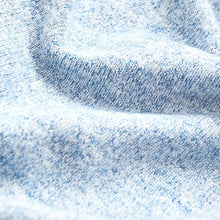 Load image into Gallery viewer, Blue Cosy Lightweight Soft Touch Sleeve Detail Crew Neck Jumper