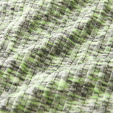 Load image into Gallery viewer, Green Spacedye Cosy Soft Touch Ribbed Lettuce Edge Hem Long Sleeve Top