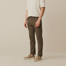 Load image into Gallery viewer, Brown Slim Fit Comfort Stretch Jeans