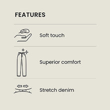 Load image into Gallery viewer, Brown Slim Fit Comfort Stretch Jeans