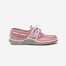 Load image into Gallery viewer, GLOBEK Men's Boat Shoes Pink Nubuck Leather