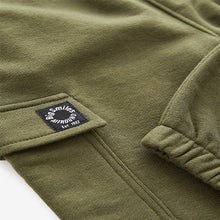 Load image into Gallery viewer, Khaki Green Patch Pocket Utility Joggers (3mths-5-6yrs)