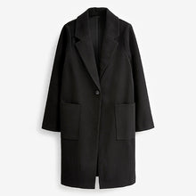 Load image into Gallery viewer, Black Smart Mid- Length Coatigan