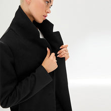 Load image into Gallery viewer, Black Smart Mid- Length Coatigan