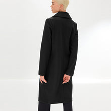 Load image into Gallery viewer, Black Smart Mid- Length Coatigan