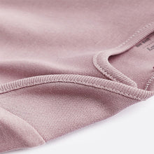Load image into Gallery viewer, Pink 5 Pack 100% Cotton Essential Long Sleeve Baby Bodysuits