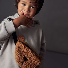 Load image into Gallery viewer, Pale Grey Teddy Bumbag Character Hoodie And Joggers Set (3mths-6yrs)