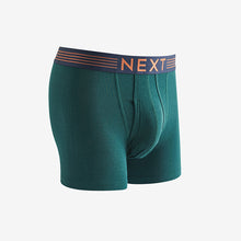 Load image into Gallery viewer, Bamboo Rich Colour Stripe Waistband Signature A-Front Boxers 4 Pack