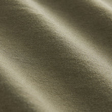 Load image into Gallery viewer, Green Khaki Slim Fit Essential Crew Neck Cotton T-Shirt