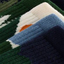 Load image into Gallery viewer, Multi Cushioned Footbed Cotton Rich Ribbed Tipped Socks 5 Pack