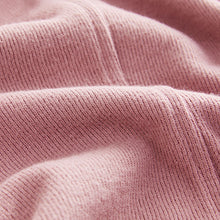 Load image into Gallery viewer, Blush Pink Cosy Soft Touch Rib Seam Detail Crew Neck Jumper