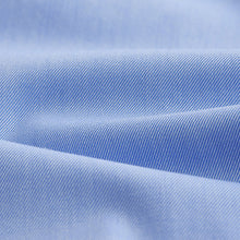 Load image into Gallery viewer, Blue Slim Fit 100% Cotton Textured Twill Shirt