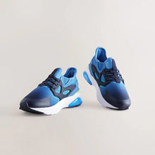 Load image into Gallery viewer, Blue Ombre Standard Fit (F) Pull On Trainers