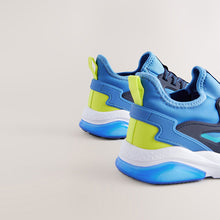Load image into Gallery viewer, Blue Ombre Standard Fit (F) Pull On Trainers