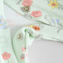 Load image into Gallery viewer, Blue 3 Pack Baby Sleepsuits (0-18mths)