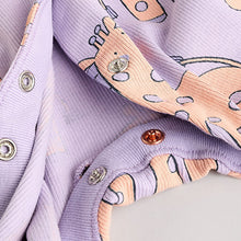 Load image into Gallery viewer, Lilac Purple Baby Footless Sleepsuits 3 Pack