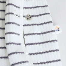 Load image into Gallery viewer, Blue/White Bunny 3 Pack Baby Sleepsuits