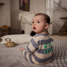 Load image into Gallery viewer, Milk Club Neutral 3 pack Baby Two Way Zip Footless Cotton Sleepsuits