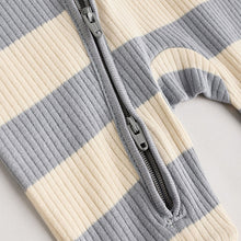 Load image into Gallery viewer, Milk Club Neutral 3 pack Baby Two Way Zip Footless Cotton Sleepsuits