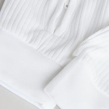 Load image into Gallery viewer, White 100% Cotton Two Way Zip Baby Footless Sleepsuits 3 Pack