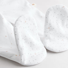 Load image into Gallery viewer, White Sleepsuits 3 Pack