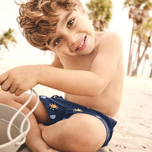 Load image into Gallery viewer, Navy Blue Swim Shorts (6mths-6yrs)