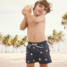 Load image into Gallery viewer, Navy Blue Swim Shorts (6mths-6yrs)