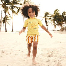 Load image into Gallery viewer, Yellow Sun Rash Vest and Shorts Set (3mths-6yrs)
