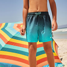 Load image into Gallery viewer, Blue Ombre Swim Shorts