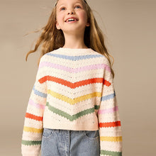 Load image into Gallery viewer, Rainbow 100% Cotton BoxyJumper (5-12yrs)