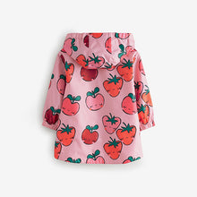 Load image into Gallery viewer, Pink Strawberry/Apple Shower Resistant Cagoule Jacket (3mths-6yrs)