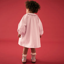 Load image into Gallery viewer, Pink Stripe Print 100% Cotton Shirt Dress (3mths-6yrs)