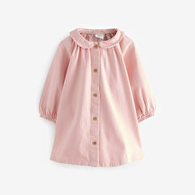 Load image into Gallery viewer, Pink Stripe Print 100% Cotton Shirt Dress (3mths-6yrs)