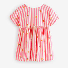 Load image into Gallery viewer, Pink Stripe Boxy Summer Dress (3mths-6yrs)