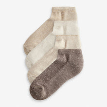 Load image into Gallery viewer, Neutral Neppy Cushion Sole Socks 4 Pack