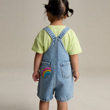 Load image into Gallery viewer, Denim Dungaree and T-Shirt (3mths-6yrs)