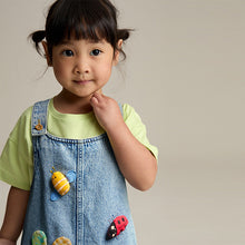 Load image into Gallery viewer, Denim Dungaree and T-Shirt (3mths-6yrs)