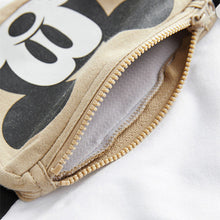 Load image into Gallery viewer, White Mickey Mouse Short Sleeves Bumbag T-Shirt