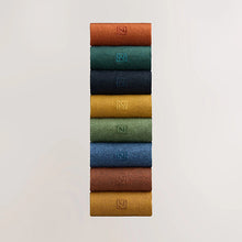 Load image into Gallery viewer, Blue/Orange/Green 8 Pack Embroidered Lasting Fresh Socks