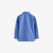 Load image into Gallery viewer, Bright Blue Relaxed Fit Long Sleeve Oxford Shirt