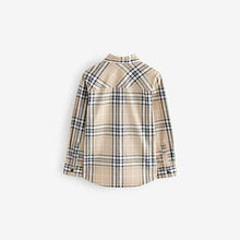 Load image into Gallery viewer, Neutral Check Long Sleeve 100% Cotton Shirt