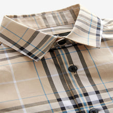 Load image into Gallery viewer, Neutral Check Long Sleeve 100% Cotton Shirt